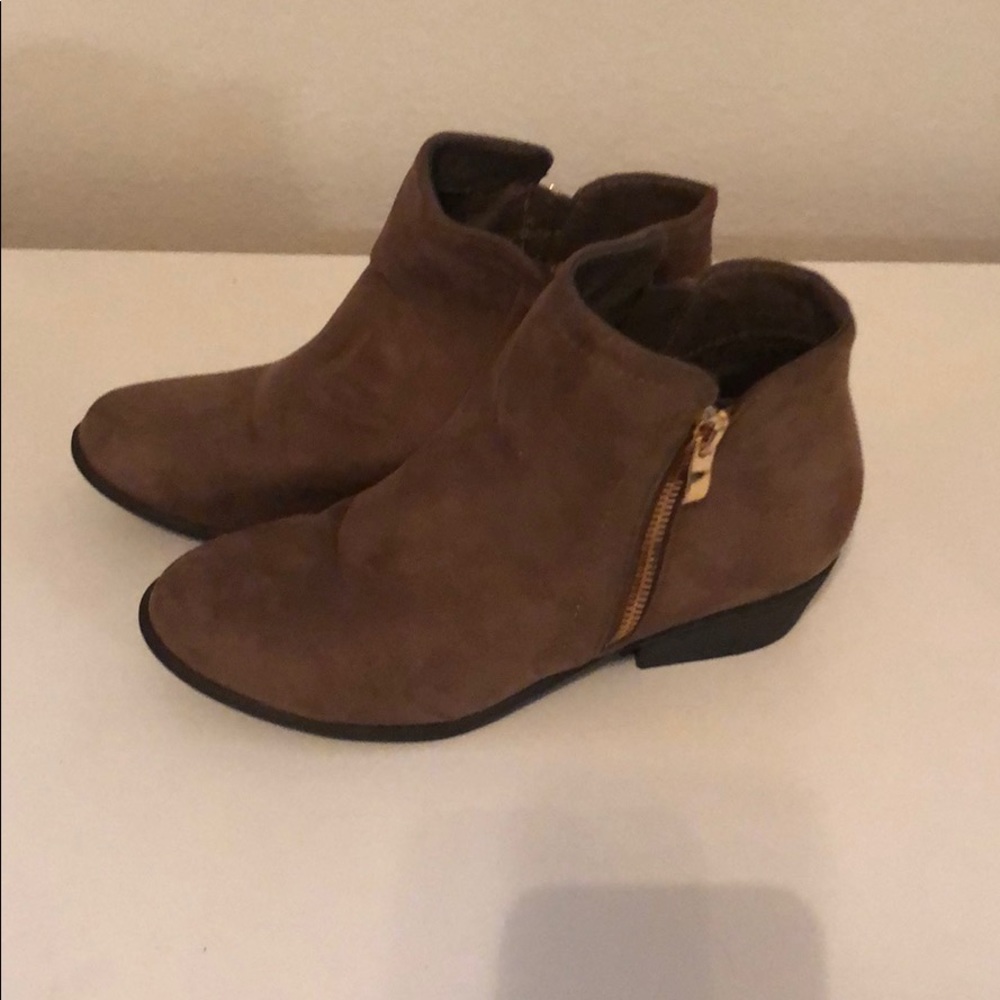 Brown booties